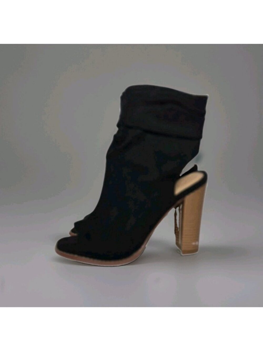Liliana Alina Women's Ankle Boots Open Toe Block Heels Women's Size 8.5